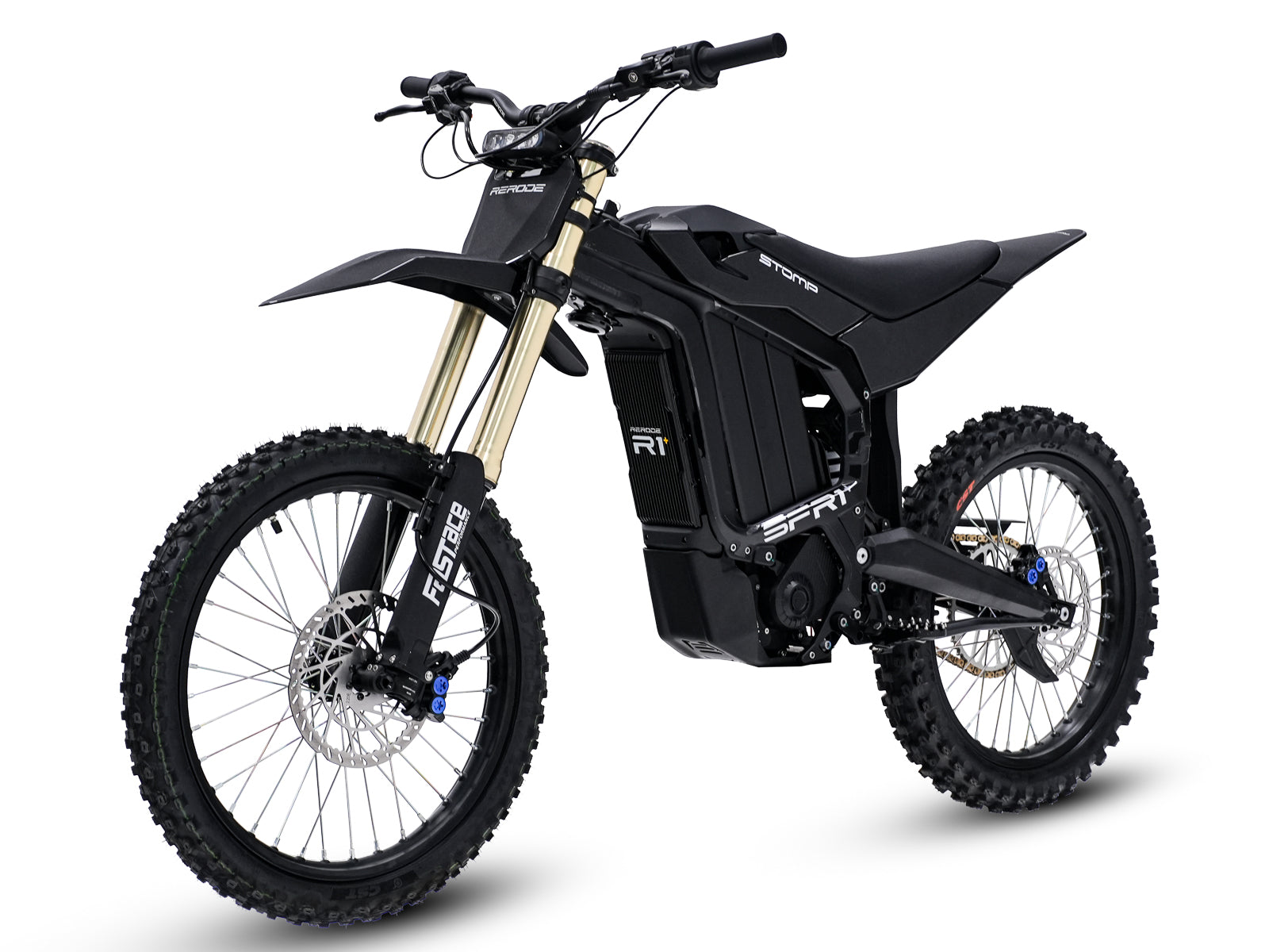 Stomp-Rerode SFR1+ Black Electric MotorBike – Coming Soon