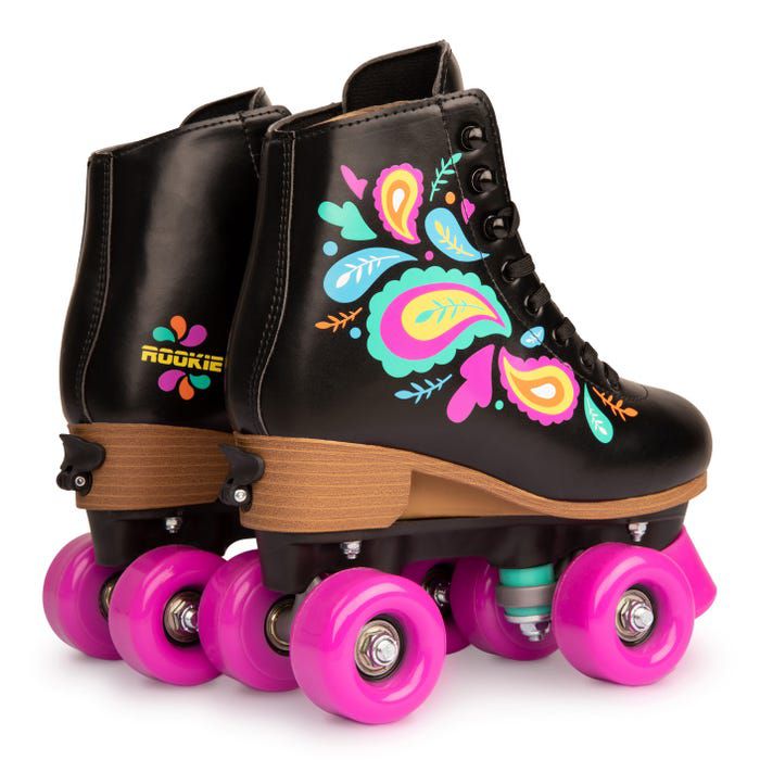 Black carnival adjustable Roller Skates