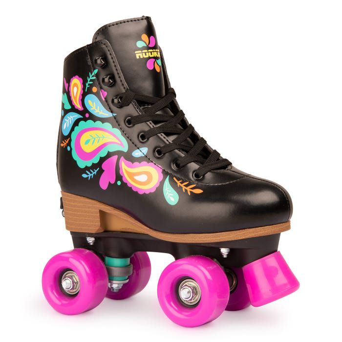 Black carnival adjustable Roller Skates