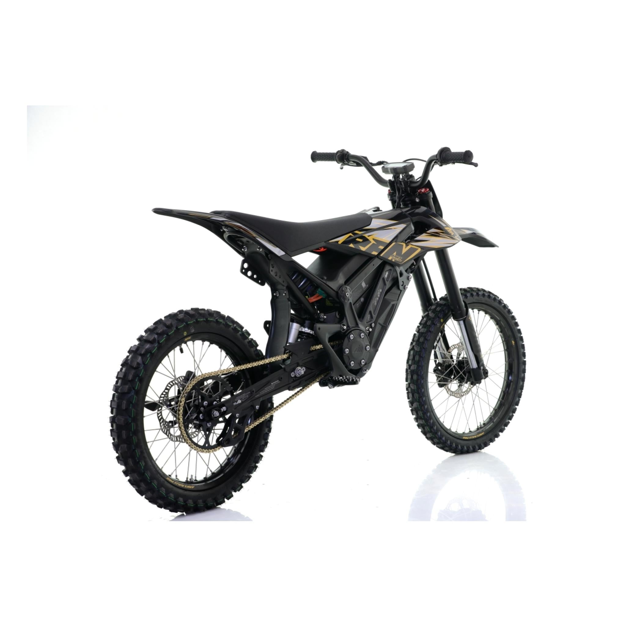 RFN Rally Pro MK4 74V 12.5kW Motorbike | Black-Gold