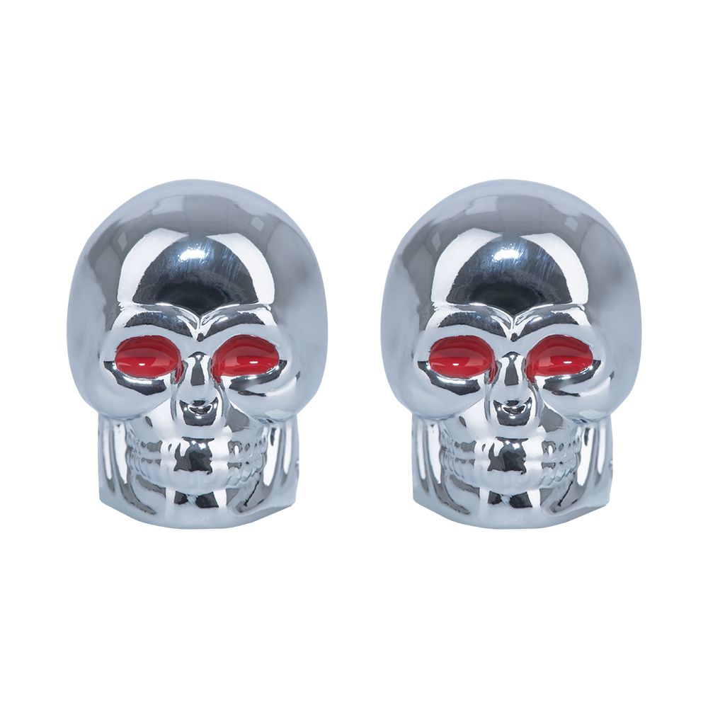 Oxford Skeleton Valve Caps Silver