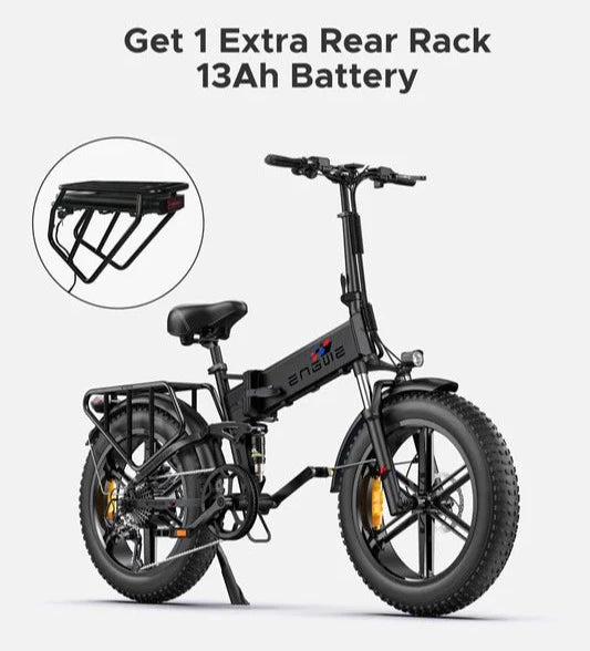 Engwe folding full suspension electric bike 2025