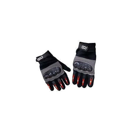 Revvi Kids Long Finger Tech Bike Gloves with Knuckle Protection