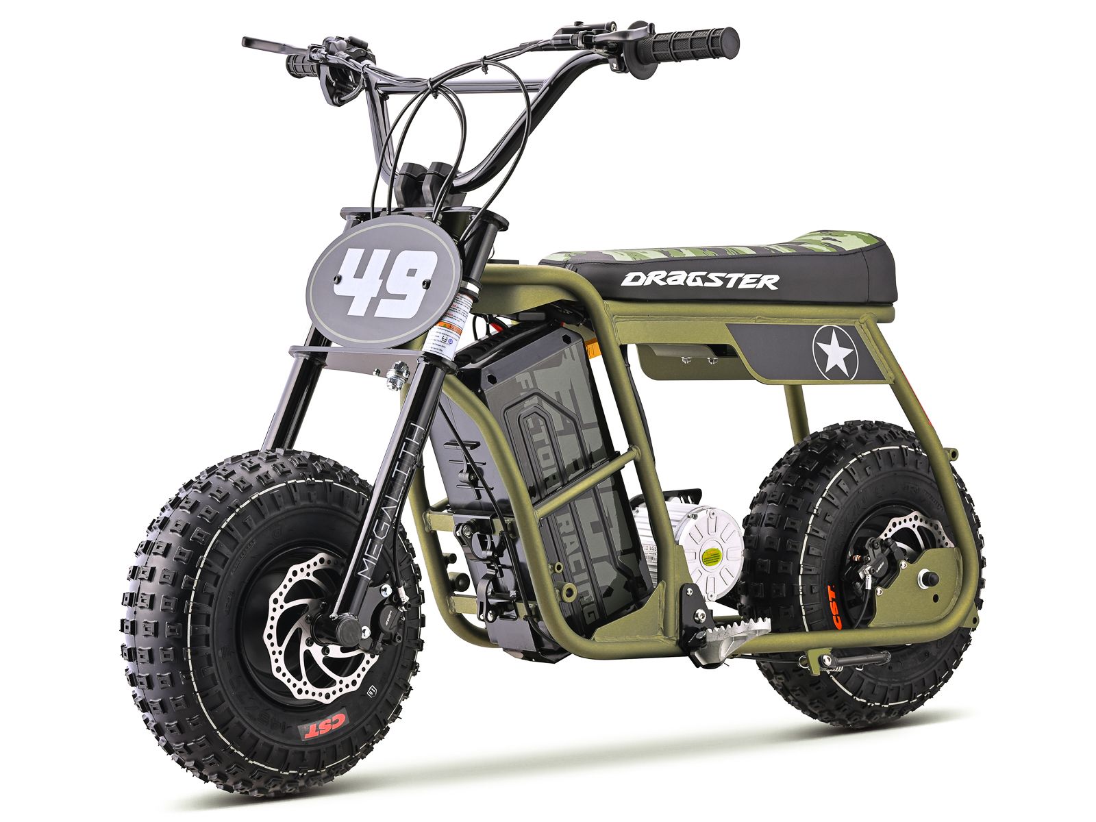 Dragster Electric Bike - Khaki