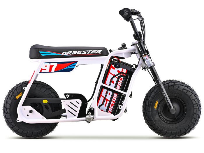 Dragster Electric Bike - White SM
