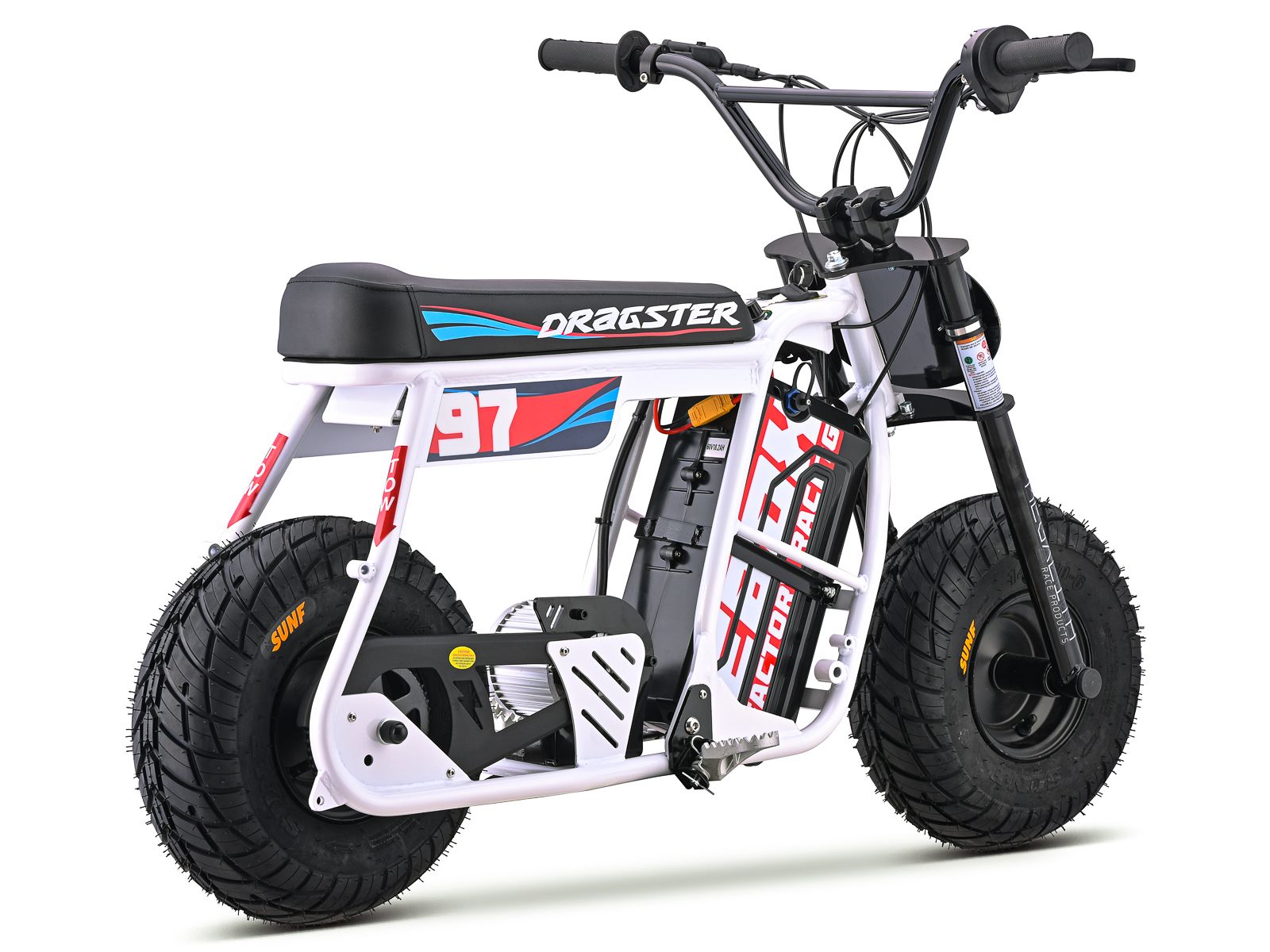 Dragster Electric Bike - White SM