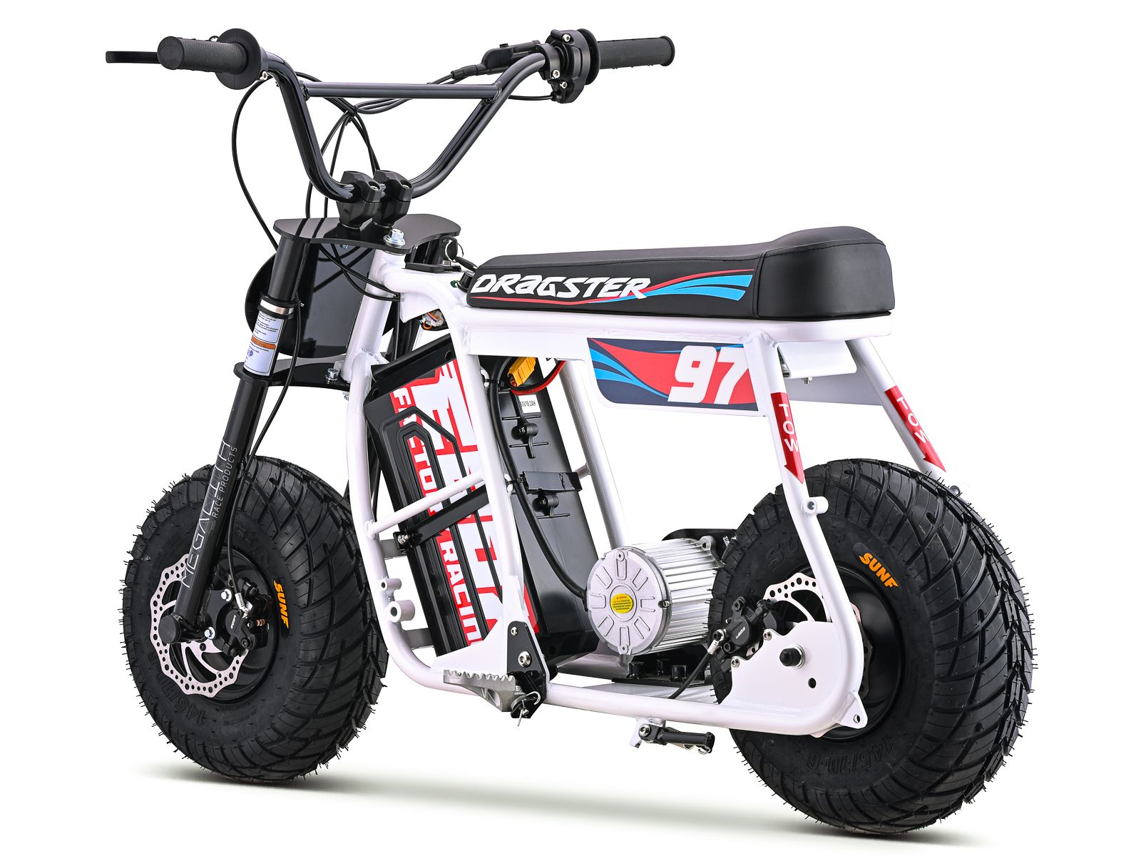 Dragster Electric Bike - White SM