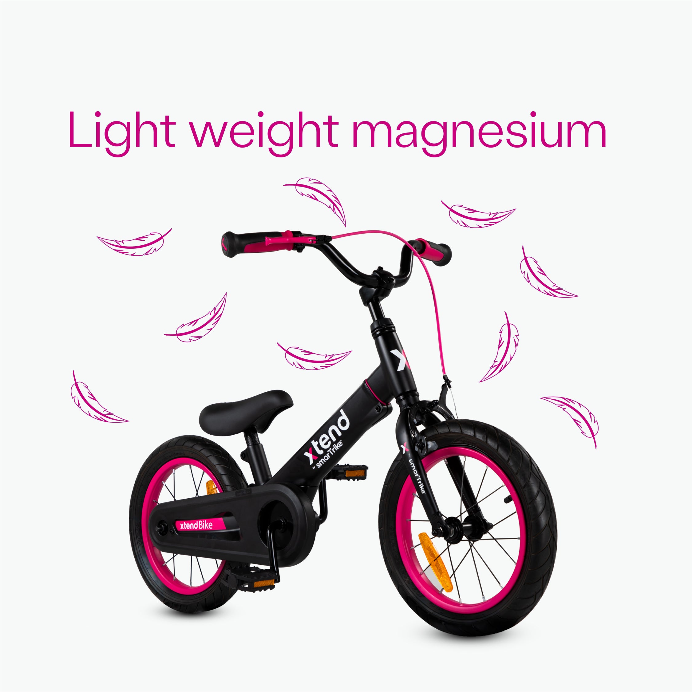 smarTrike Xtend 3 Stage Convertible Kids' Bicycle – Pink/Black