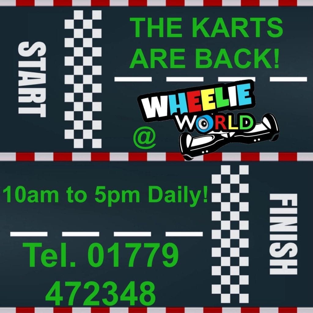 ITS SUNDAY FUNDAY WITH OUR KARTS BEING BACK! – LOTS OF SPACES FREE TODAY- BOOK NOW – Tel 01779 472348 after 10am., 2020-10-18 04:24:29,